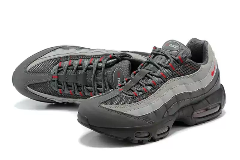 nike air max 95 homme gris rouge1